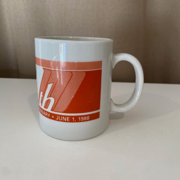 Vintage Vitro 40th Anniversary Coffee Mug‎ 1988 4” Ceramic Collectible - Picture 3 of 5